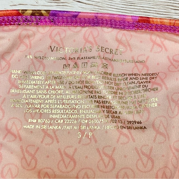 NEW Victoria’s Secret Floral Tropical Leopard Bombshell Bikini Set 34B/Small - Picture 7 of 7